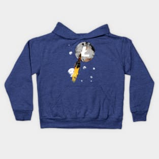 Up To The Moon : Litecoin Edition Kids Hoodie